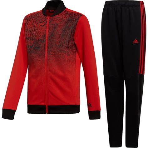 adidas traningsanzug schwarz rot|Rot .